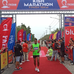 ماراتن پنج هزار نفری کیش برگزار شد