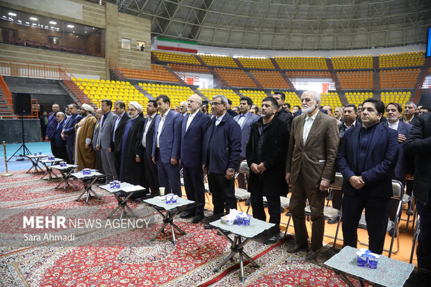 افتتاح خانه کشتی و ورزشگاه  در شاندیز و طرقبه