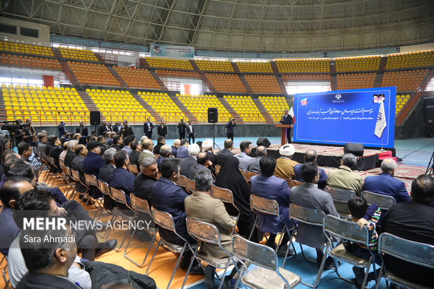 افتتاح خانه کشتی و ورزشگاه  در شاندیز و طرقبه