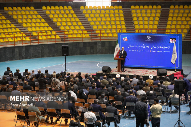 افتتاح خانه کشتی و ورزشگاه  در شاندیز و طرقبه