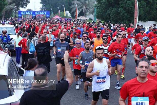 مسابقه دوی ماراتن پنج هزار نفری کیش