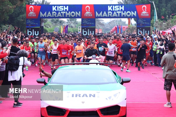 مسابقه دوی ماراتن پنج هزار نفری کیش