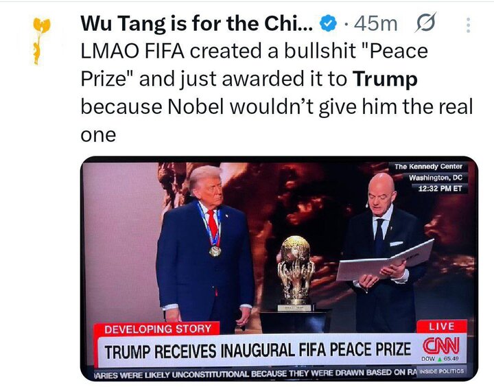 فراتر از طنز؛ واکنش کاربران انگلیسیزبان به اهدای «جایزه صلح» به ترامپ