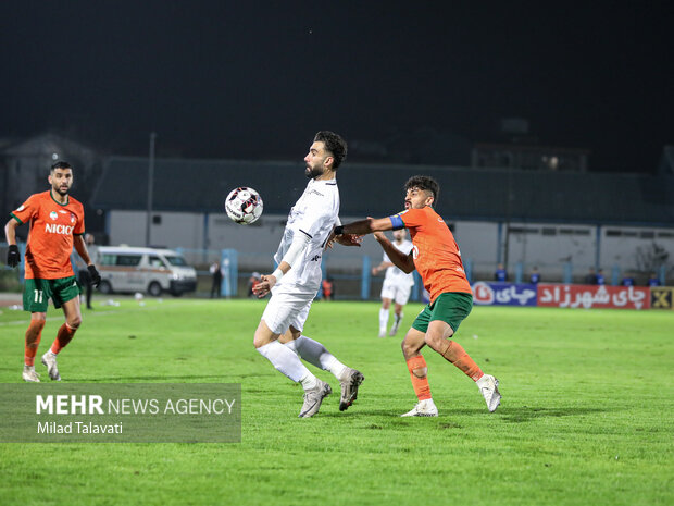 ليگ برتر فوتبال - ملوان بندرانزلی و مس رفسنجان