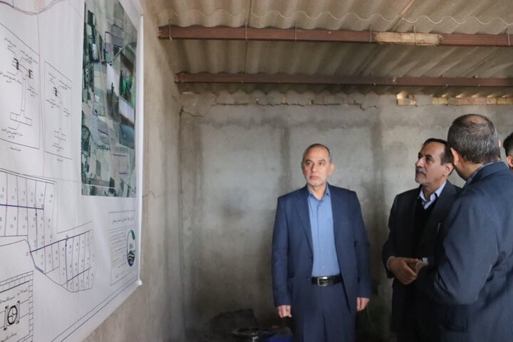 اجرای سیستم آبیاری تحت فشار در ۲۰ هکتار از اراضی بسطام