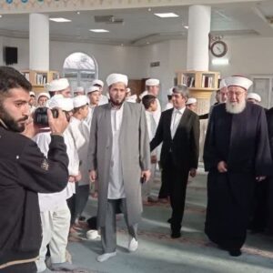 بازدید شیخ غازی حنینه از دارالقرآن امام شاطبی گنبدکاووس