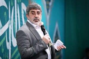 مدیحه سرایی محمدرضا طاهری در حسینیه چهارده معصوم(ع)