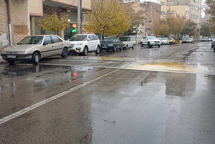 تبریز زیر باران؛ هوای تازه بعد از روزهای آلوده