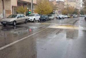 تبریز زیر باران؛ هوای تازه بعد از روزهای آلوده