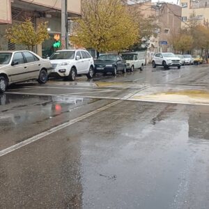 تبریز زیر باران؛ هوای تازه بعد از روزهای آلوده