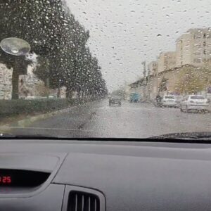 بارش باران پاییزی در فردیس