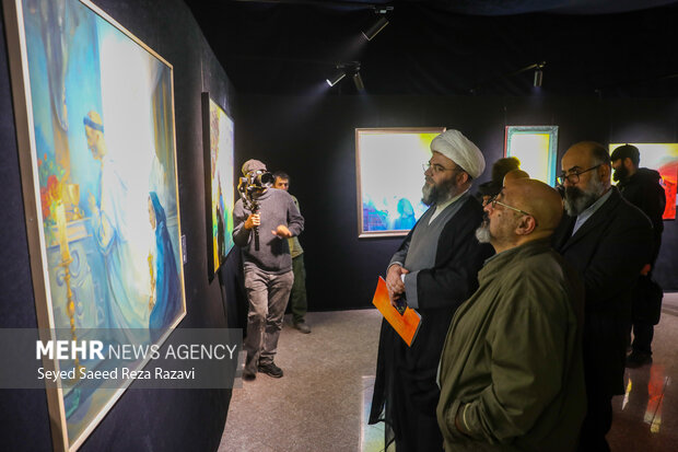 نمایشگاه آثار نقاشی عبدالحمید قدیریان با عنوان نقل «نور آمد»