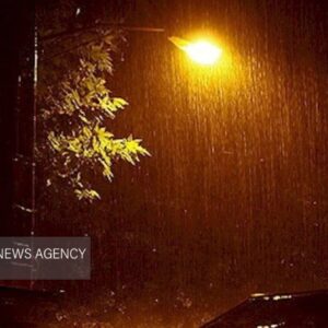 آغاز بارندگی در جزیره قشم