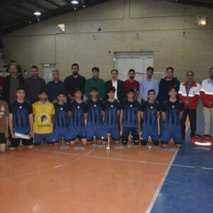 مسابقات فوتسال  «جام مدرسه قهرمان» در شهرستان بهاباد برگزار شد