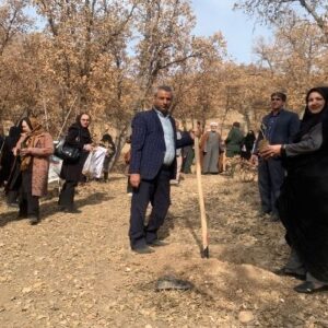 پویش نهالکاری ایران بانو در بویراحمد