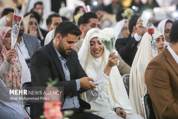 ازدواج دانشجویی در حرم مطهر حضرت معصومه (س)