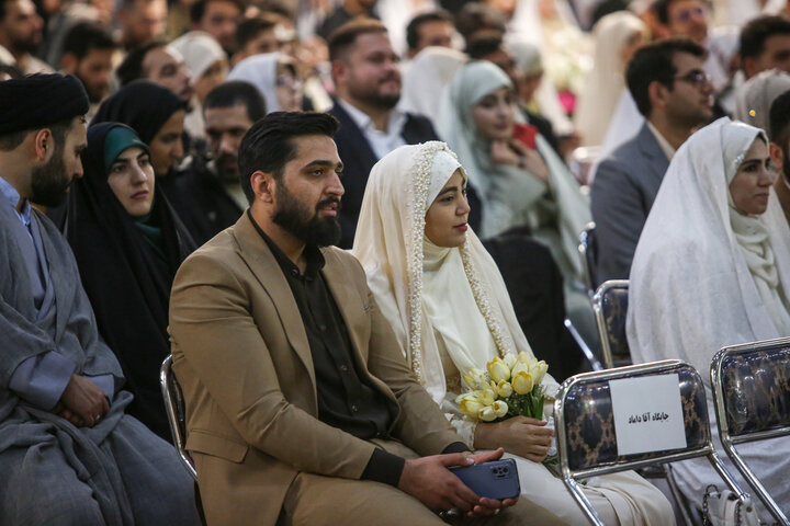 ازدواج دانشجویی در حرم حضرت معصومه(س)