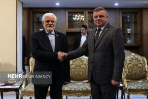 دیدار وزیر صنایع بلاروس با معاون اول رئیس جمهور