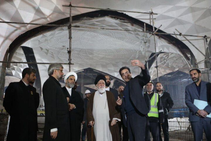 بازدید آیت‌الله علم‌الهدی از پروژه‌های عمرانی حرم امام رضا(ع)