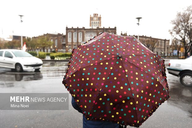 تبریز بارانی شد
