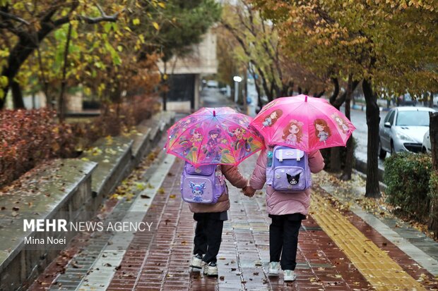 تبریز بارانی شد