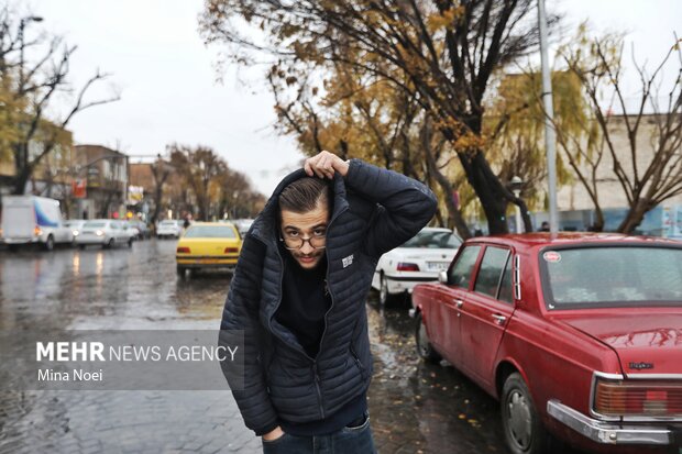 تبریز بارانی شد