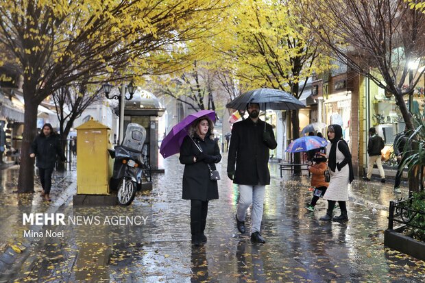 تبریز بارانی شد