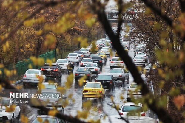 تبریز بارانی شد