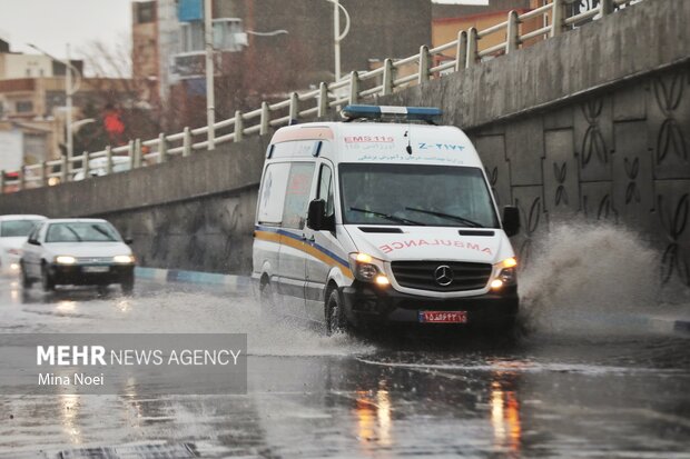 تبریز بارانی شد