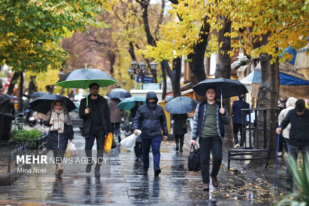تبریز بارانی شد