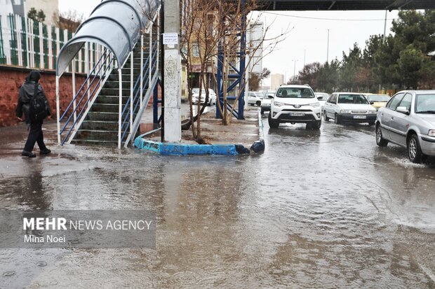 تبریز بارانی شد