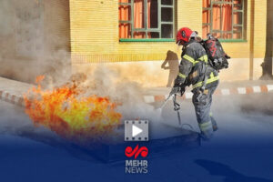 تصاویری از مانور زلزله در تبریز