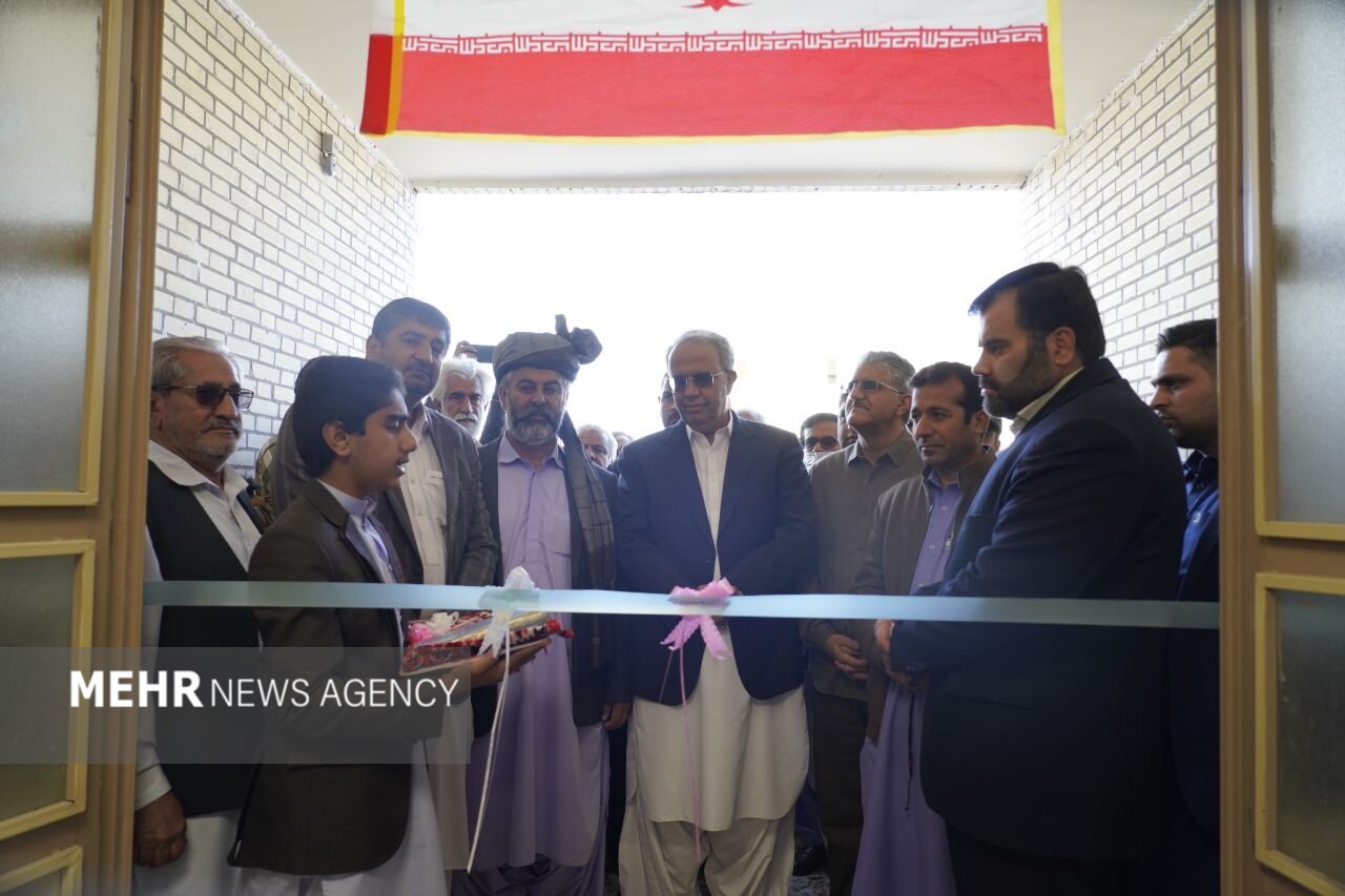 افتتاح مدرسه ۱۲ کلاسه شبانه روزی مهدیه خاش