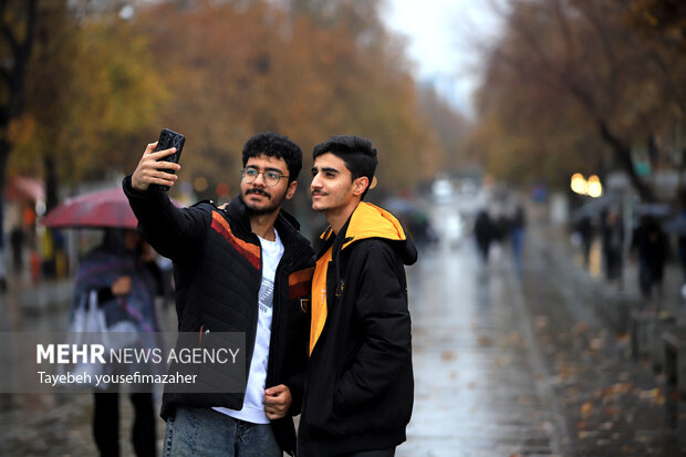 بارش سنگین باران در همدان