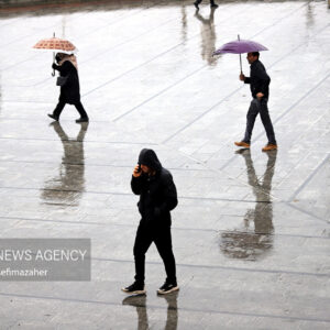 بارش سنگین باران در همدان