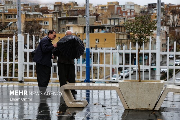 سنندج در آغوش باران؛ پاییزی پر از رنگ و طراوت