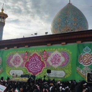 حضور گسترده بانوان در حرم مطهر شاهچراغ(ع)