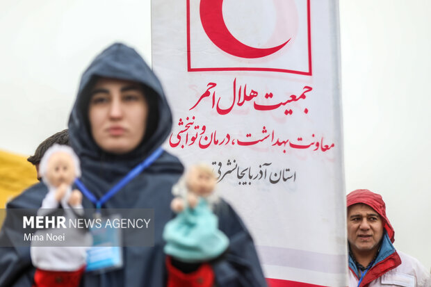 مانور تمام عیار زلزله آذربایجان با نام شهید مهدی زرتاجی