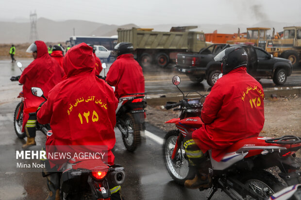 مانور تمام عیار زلزله آذربایجان با نام شهید مهدی زرتاجی