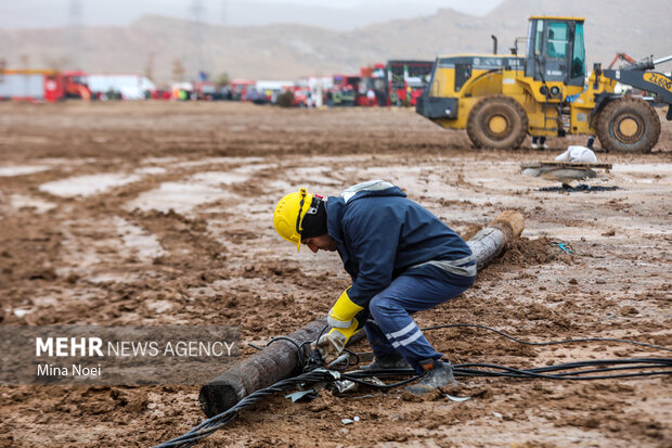 مانور تمام عیار زلزله آذربایجان با نام شهید مهدی زرتاجی