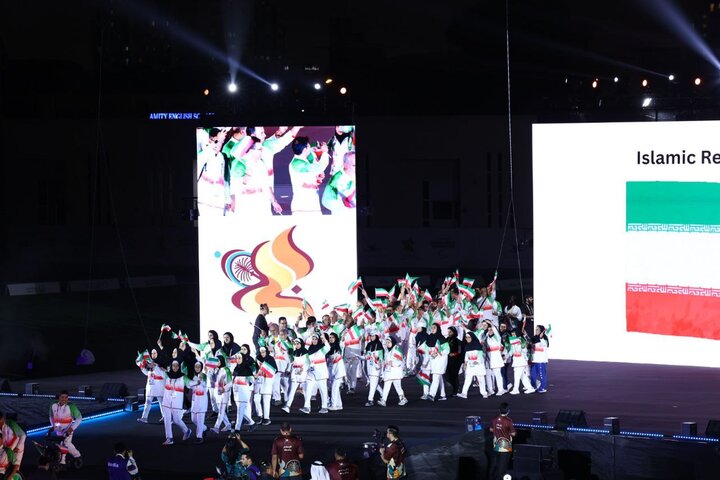 حضورگسترده کاروان ایران در افتتاحیه ای ساده