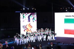 حضور کامل کاروان ایران در افتتاحیه مختصر