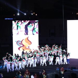 حضور کامل کاروان ایران در افتتاحیه مختصر