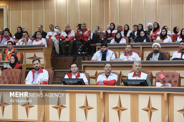 پاسداشت از داوطلبین هلال احمر گیلان