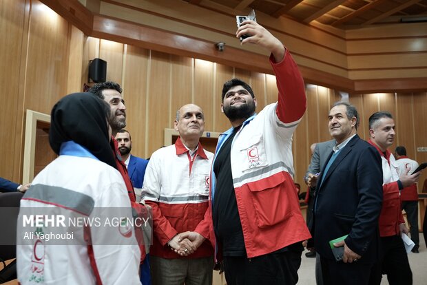 پاسداشت از داوطلبین هلال احمر گیلان