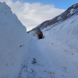 گردنه بیژن دنا به دلیل بارش برف مسدود شد