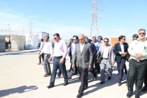 بازدید استاندار هرمزگان از نیروگاه برق بنگلان جاسک