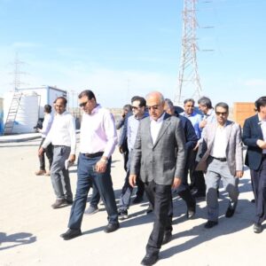 بازدید استاندار هرمزگان از نیروگاه برق بنگلان جاسک