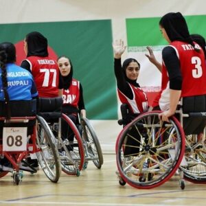 تیم‌ بسکتبال با ویلچر سه نفره دختران فینالیست شد