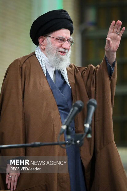 مراسم جشن میلاد حضرت زهرا (سلام‌الله‌علیها) در حضور رهبر معظم انقلاب